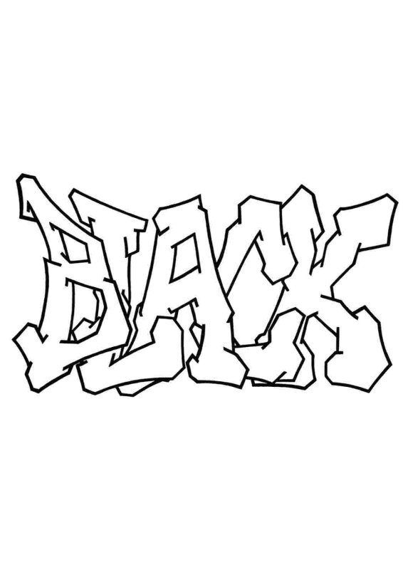 Рисунки карандашом для срисовки граффити