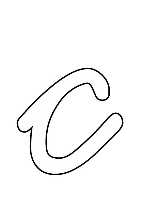 Трафареты букв маленькие