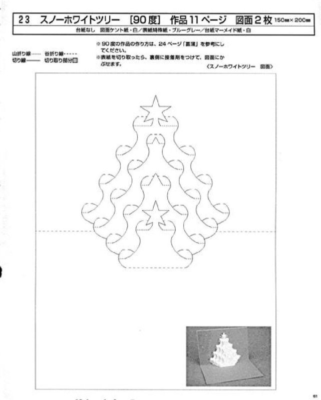 Объемные открытки схемы
