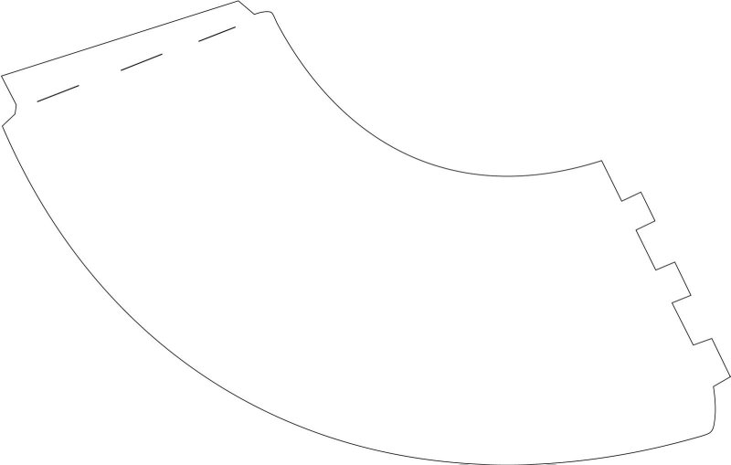 Развертка стаканчика