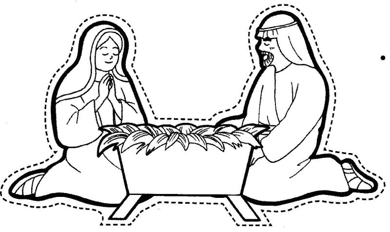 Вертеп раскраска