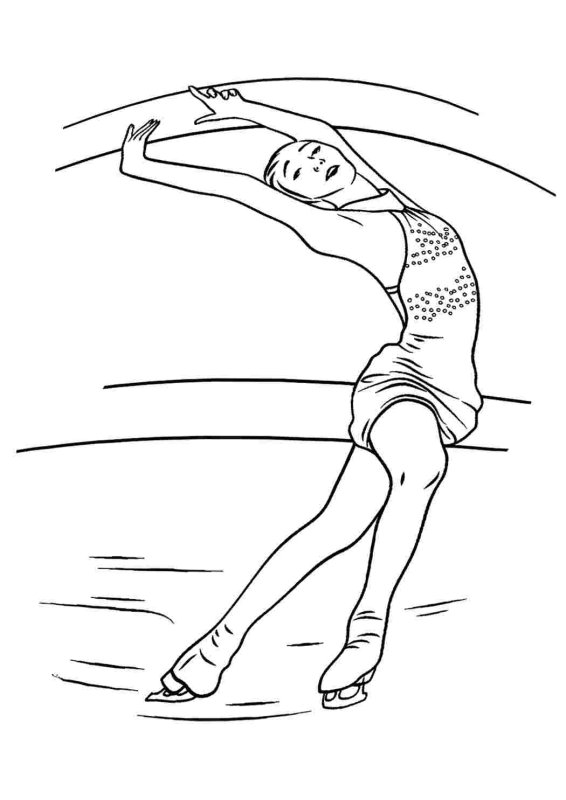 Фигурист рисунок