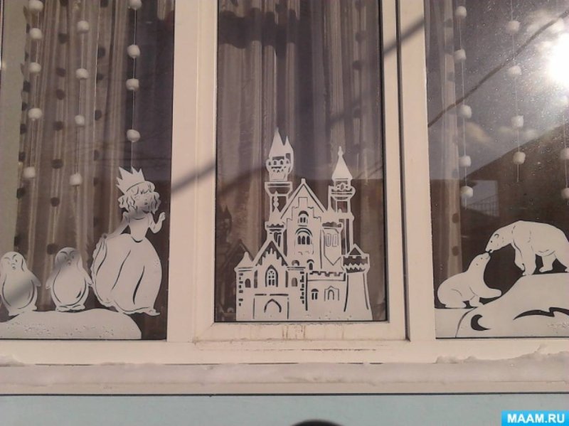 Сказочный сюжет на окна