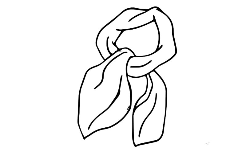 Эскиз шарфа рисунок