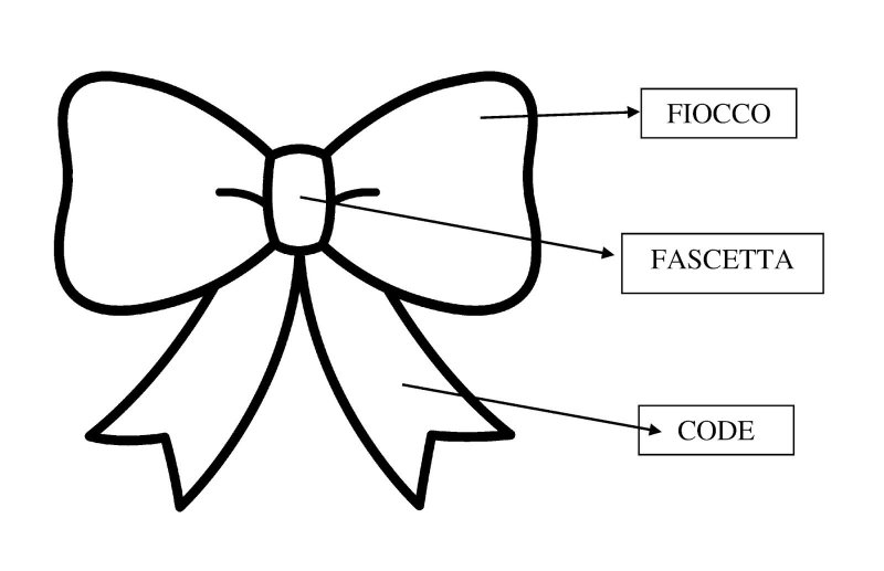 Бант шаблон для вырезания
