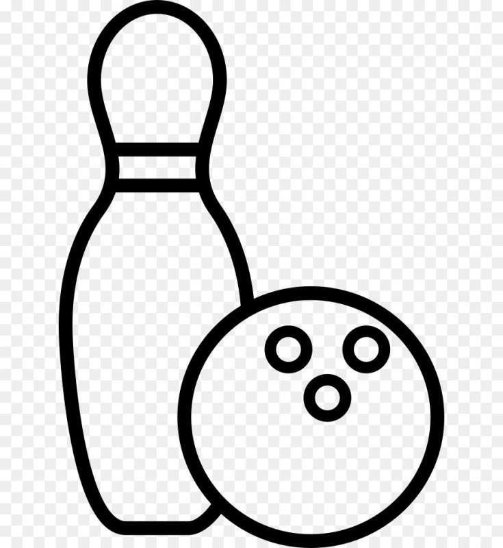 Боулинг кегли и мяч