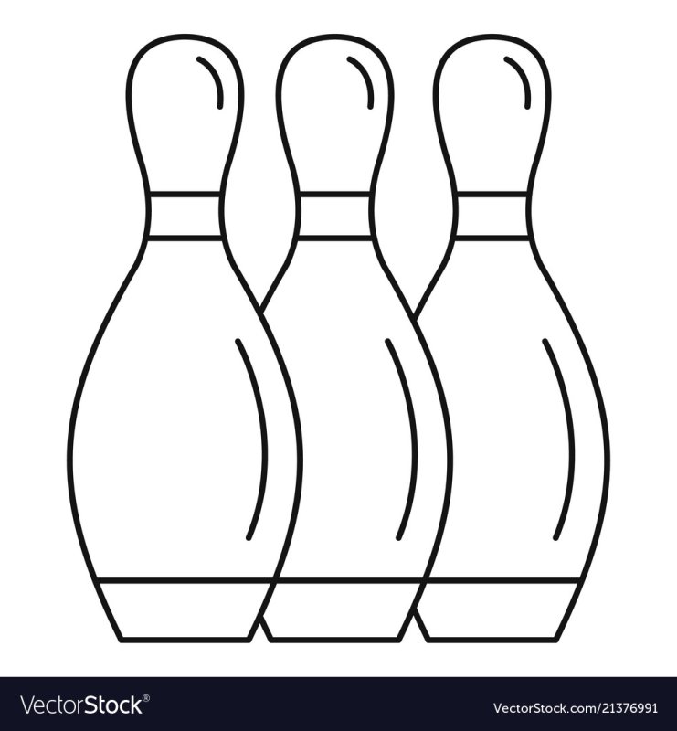 Раскраска боулинг
