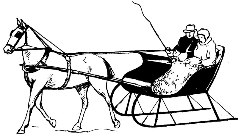 Сани для лошади