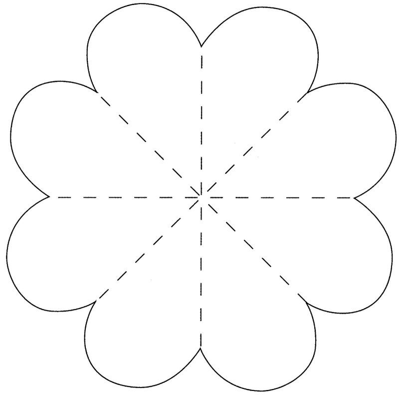 Трафарет "цветы"