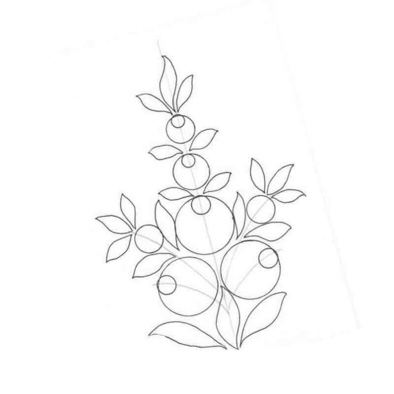 Городецкая роспись. Раскраска