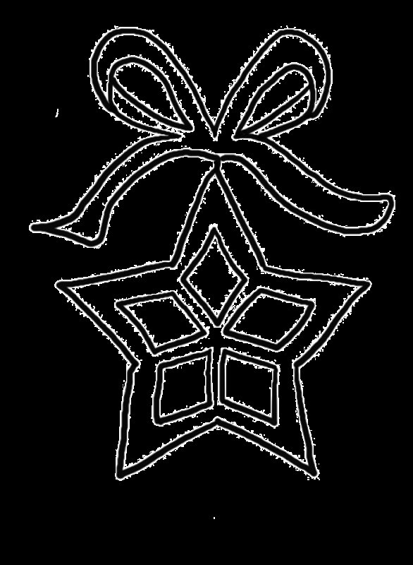 Трафареты на новый год легкие