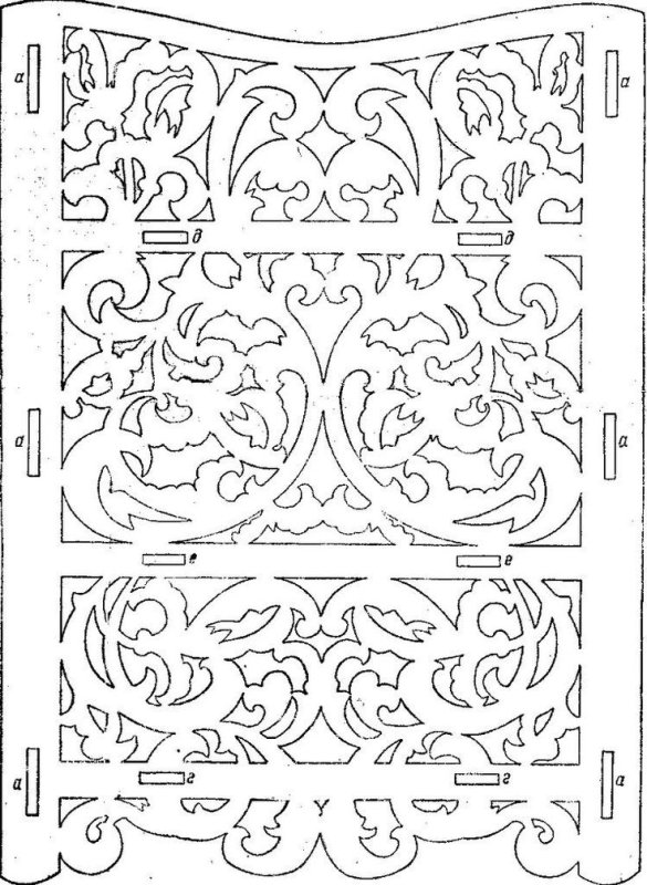 Пропильная резьба по фанере чертежи