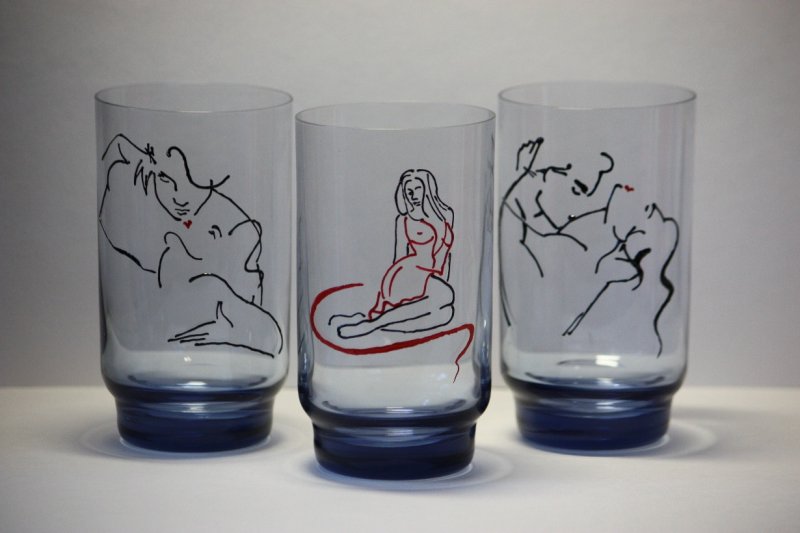 Бокал рисунок