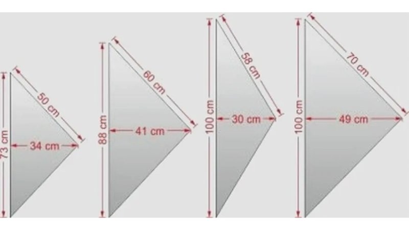 Размер Пионерского галстука раскрой на ткани