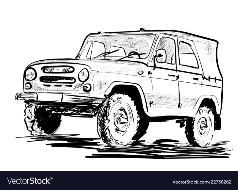 УАЗ 469 распечатка