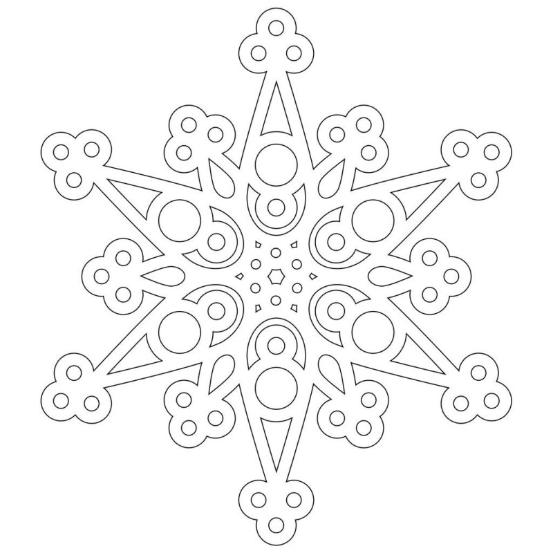 Вытынанки на окна новогодние снежинки