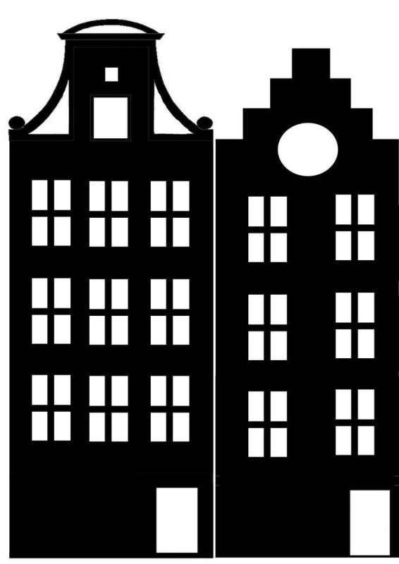 Домик силуэт