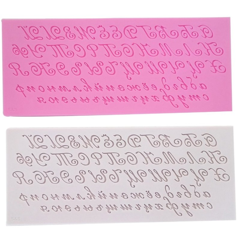 Буквы силиконовые для шоколада