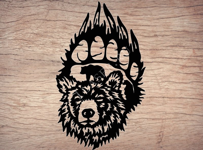 Медведь Татуировка эскиз