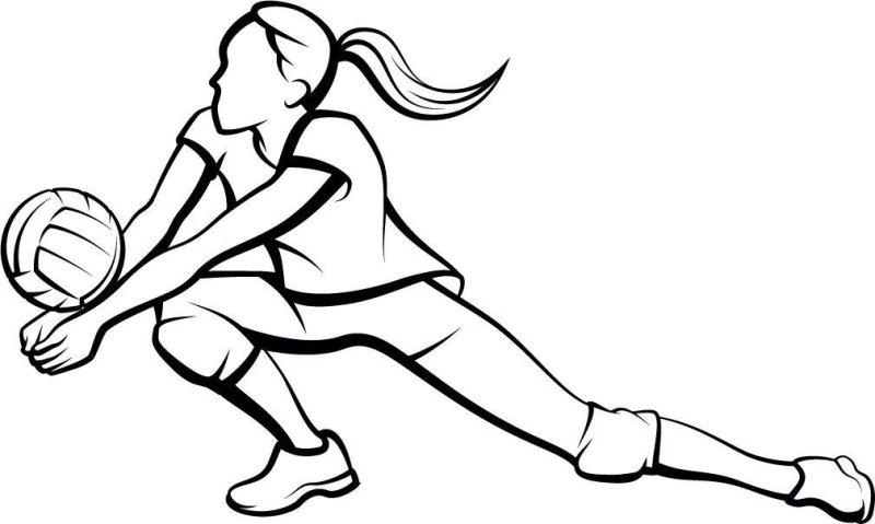 Волейбол рисунок