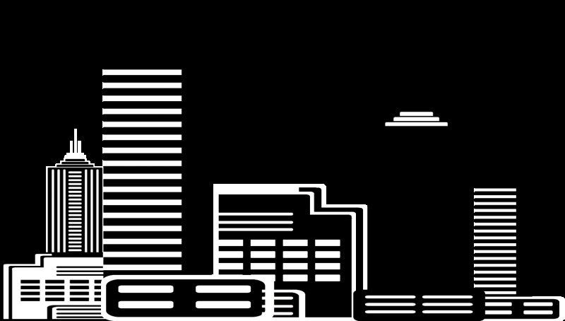 Векторное изображение здания