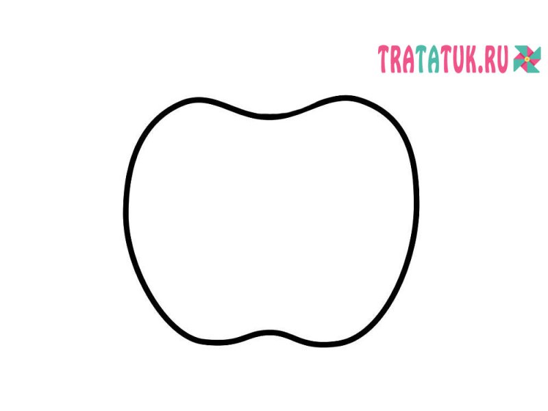 Яблоко шаблон