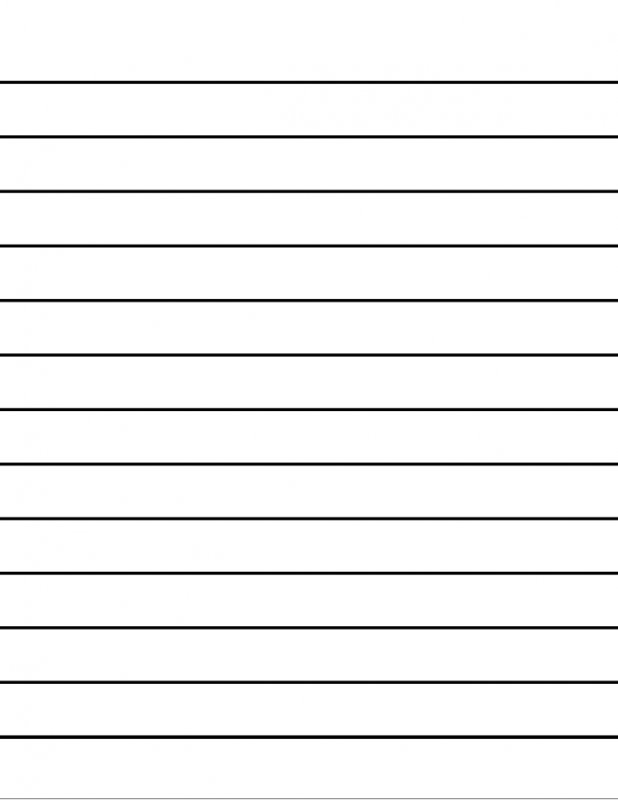 Линованный листок а4