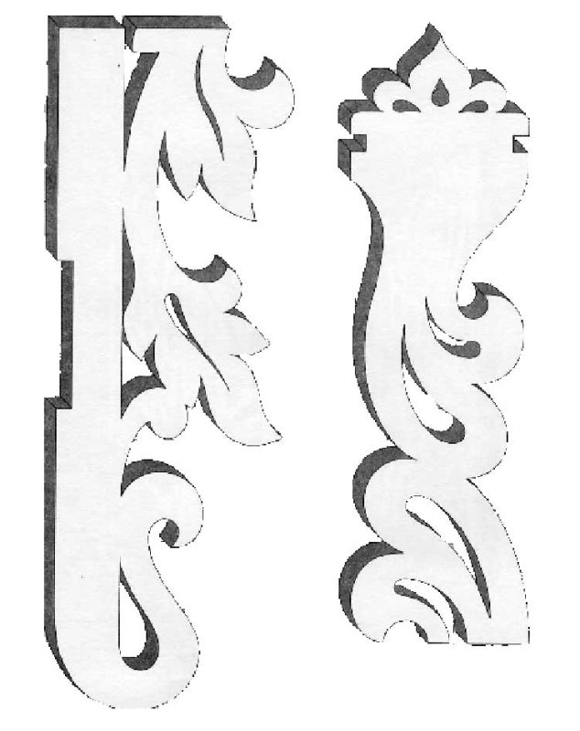 Прорезная резьба трафареты для наличников