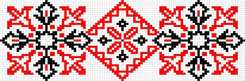 Чувашский орнамент вышивка крестом