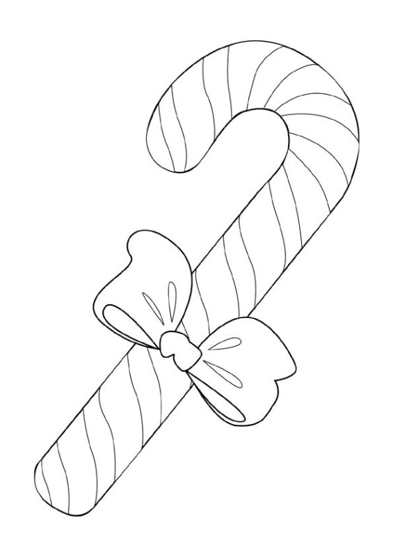 Конфета раскраска для детей