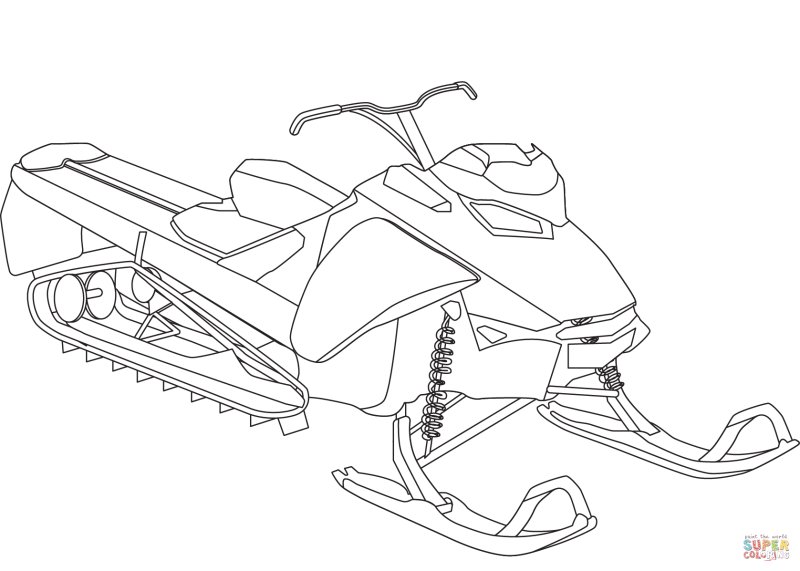 Снегоход БРП спереди