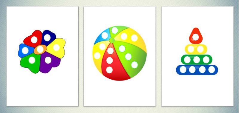 Пластилиновые заплатки для малышей 2-3 года