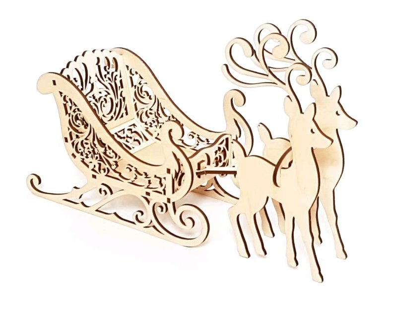 Олень из фанеры