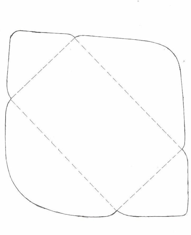 Конверт заготовка