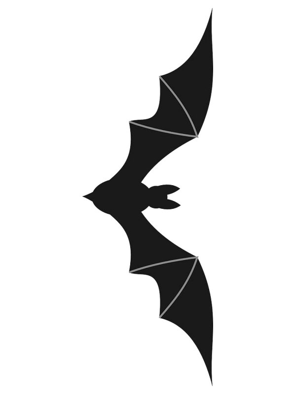 Летучая мышь силуэт Бэтмен