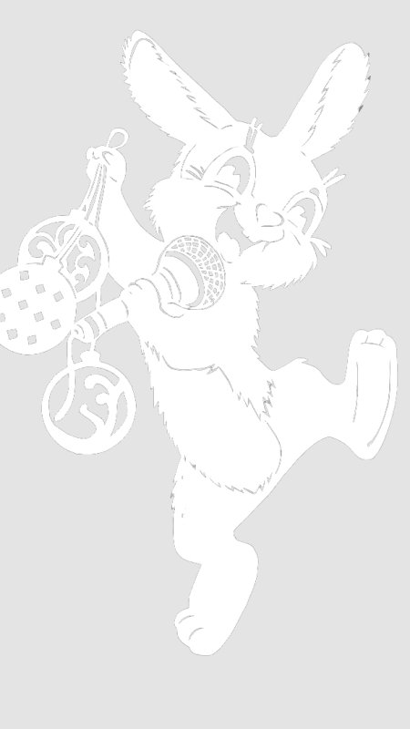 Зайка трафарет на окно