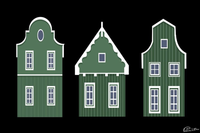 Стилизованные домики