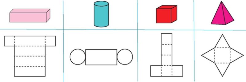 Развертка объемных геометрических фигур