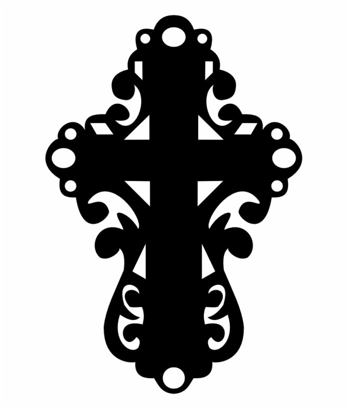 Крест узорный