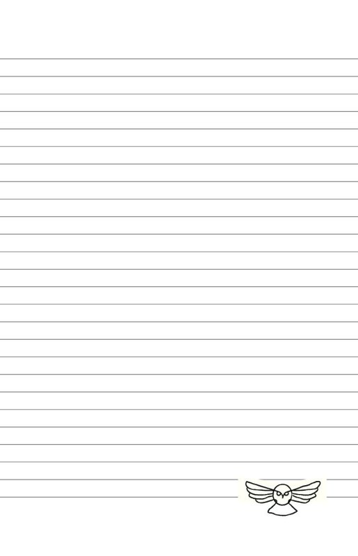 Разлинованный листок а4