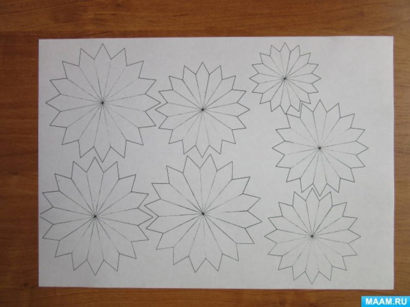 Хризантемы из цветной бумаги