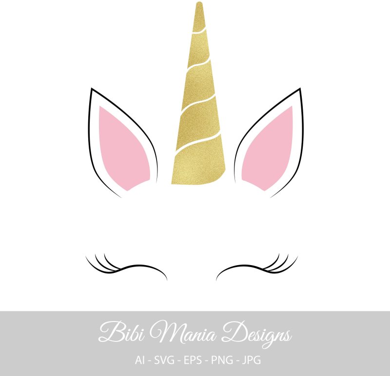 Рог единорога для печати