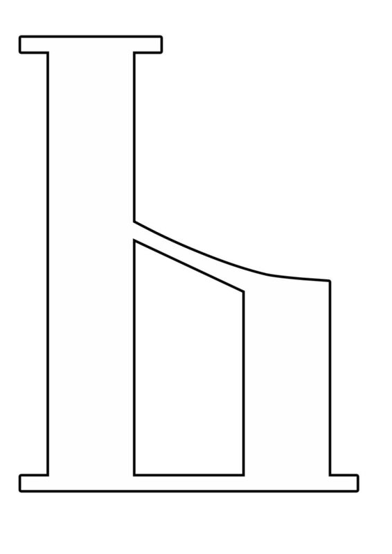 Буквы формата а4