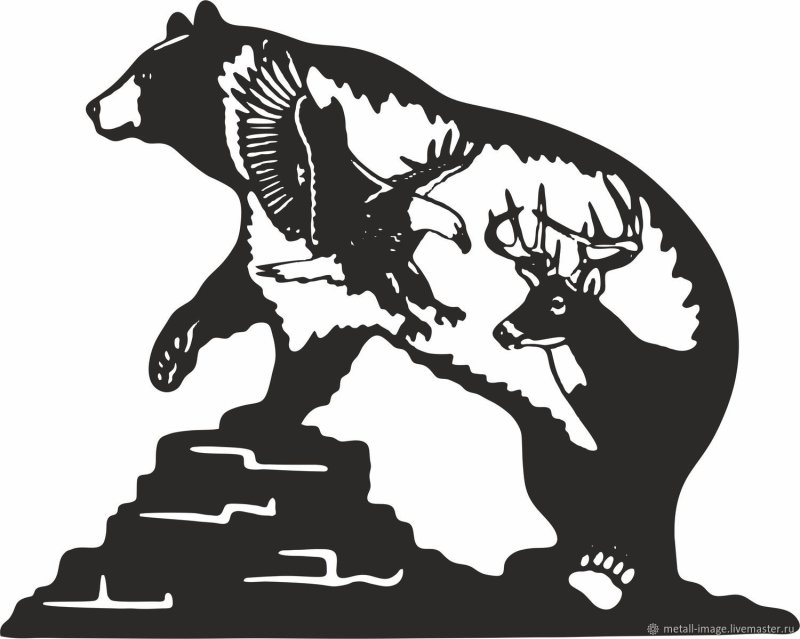 Силуэтное Выжигание по дереву