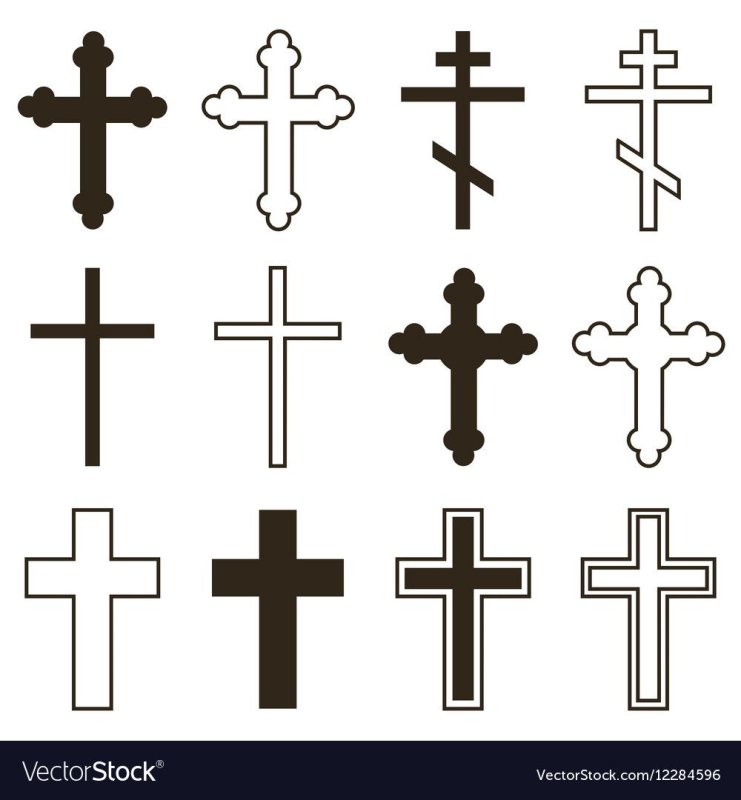 Крест Трилистниковый православный