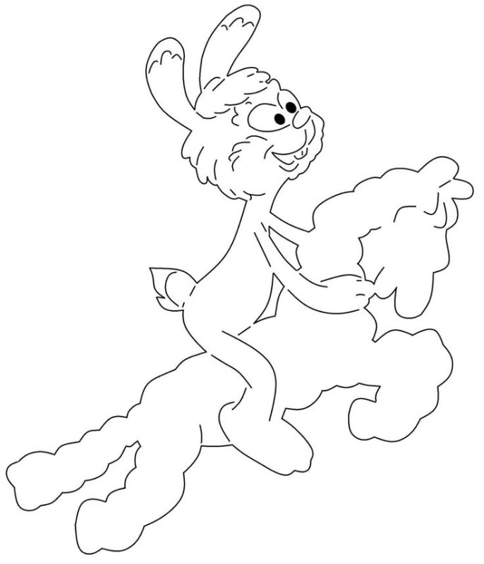 Трафарет персонажа