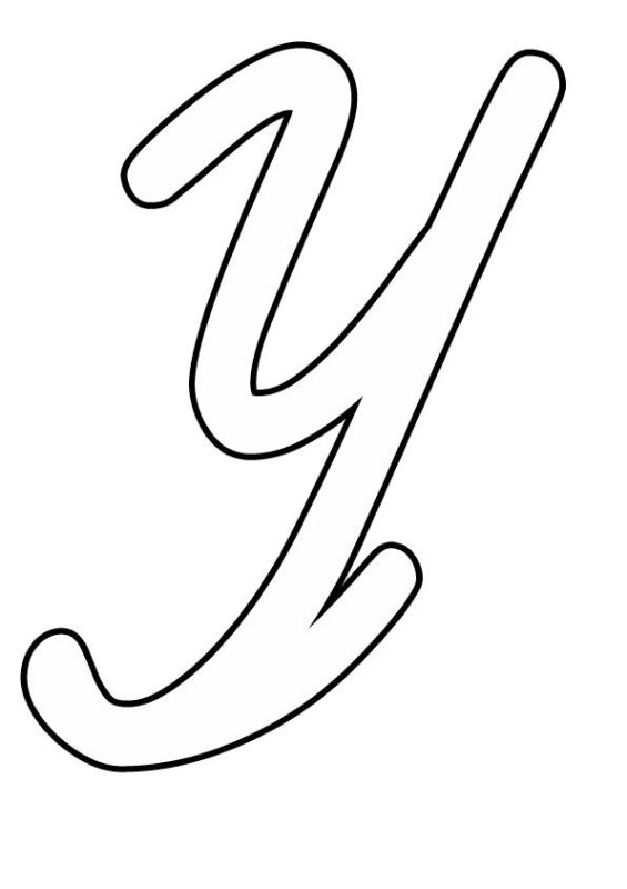 Трафарет букв