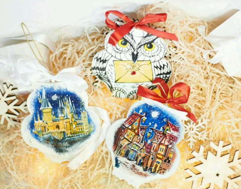 Гарри Поттер новогодние игрушки на елку