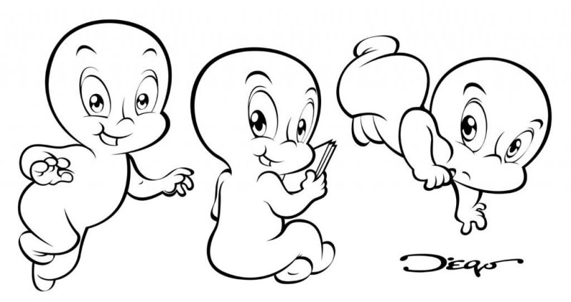 Каспер трафарет