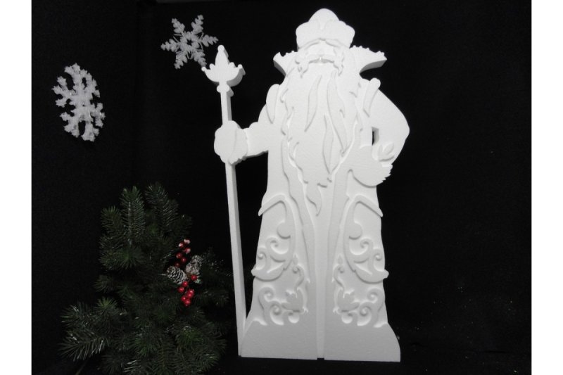 Дед Мороз из полистирола